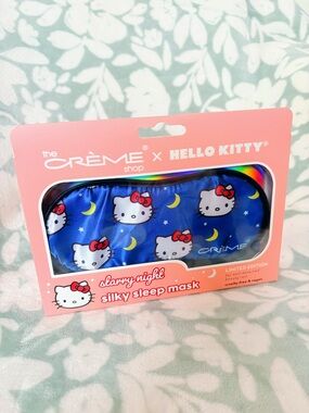 Hello Kitty x The Crème Shop Limited Edition Starry Night Silky Sleep Mask 🌙✨